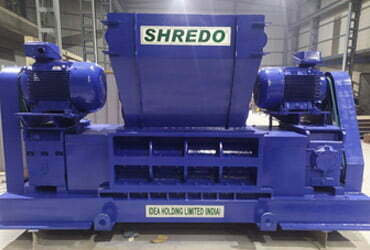 twin shaft heavy medical waste shredder suppliers and exporters from ludhiana, punjab and india