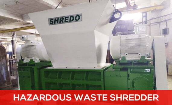 hazardous waste shredder exporters in india