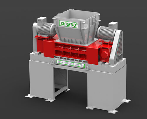 hazardous waste shredder manufacturer exporters in india